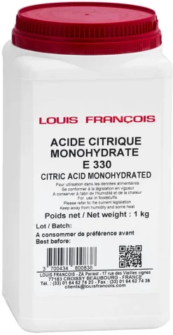 Acide citrique poudre 1 kg Louis François