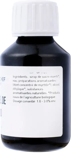 Arôme Bio myrtille hydrosoluble 1 litre Selectarôme