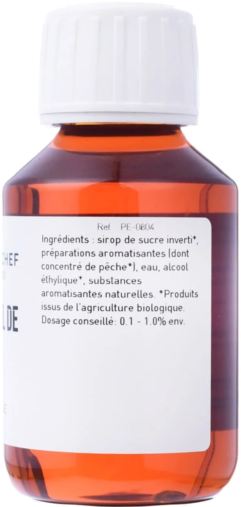 Arôme Bio pêche hydrosoluble 1 litre Selectarôme