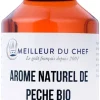 Arôme Bio pêche hydrosoluble 58 ml Selectarôme