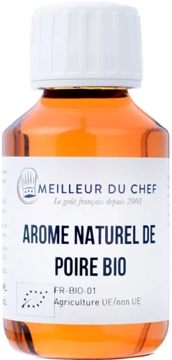 Arôme Bio poire hydrosoluble 58 ml Selectarôme