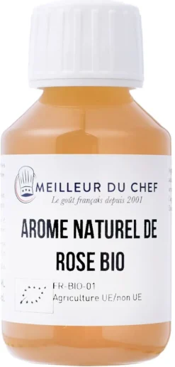 Arôme Bio rose hydrosoluble 115 ml Selectarôme