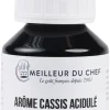 Arôme cassis acidulé hydrosoluble 58 ml Selectarôme