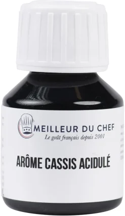 Arôme cassis acidulé hydrosoluble 58 ml Selectarôme