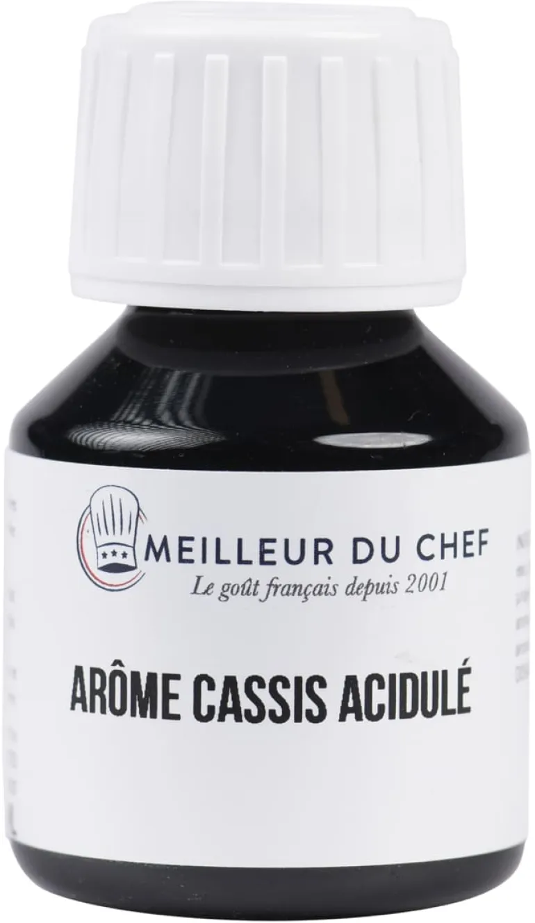 Arôme cassis acidulé hydrosoluble 58 ml Selectarôme