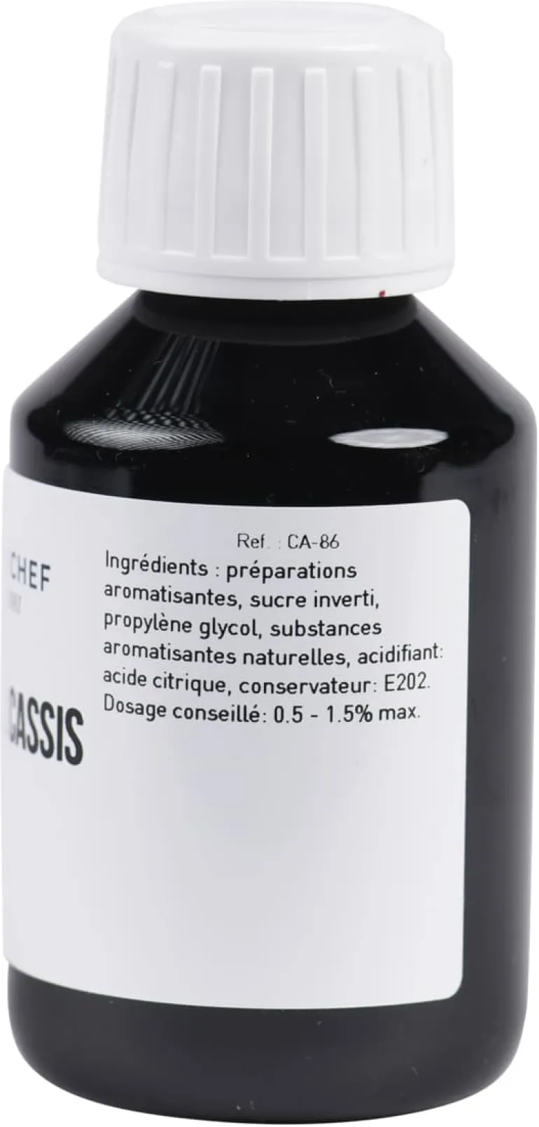 Arôme naturel cassis hydrosoluble 115 ml Selectarôme