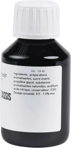 Arôme naturel cassis hydrosoluble 500 ml Selectarôme