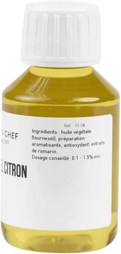 Arôme naturel citron liposoluble 58 ml Selectarôme