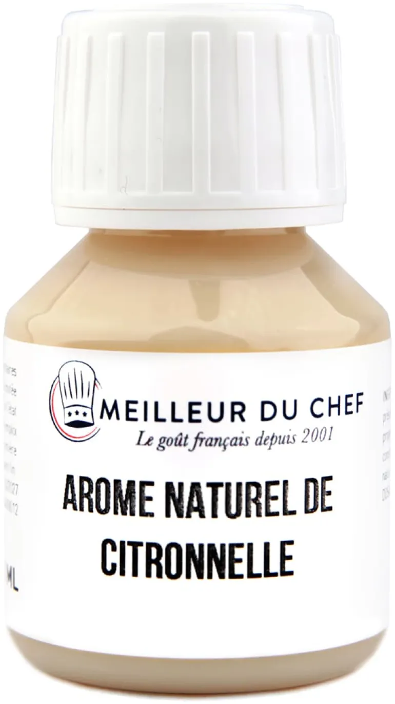 Arôme naturel citronnelle hydrosoluble 500 ml Selectarôme