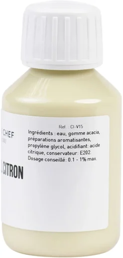 Arôme naturel citron vert hydrosoluble 115 ml Selectarôme