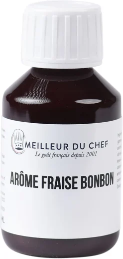 Arôme naturel fraise bonbon hydrosoluble 58 ml Selectarôme