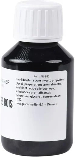 Arôme naturel fraise des bois hydrosoluble 500 ml Selectarôme