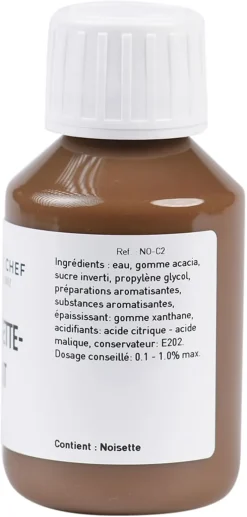 Arôme naturel noisette chocolat hydrosoluble 500 ml Selectarôme
