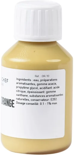 Arôme naturel orange hydrosoluble 58 ml Selectarôme