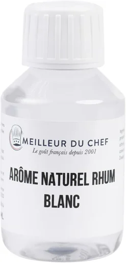 Arôme naturel rhum blanc hydrosoluble 58 ml Selectarôme