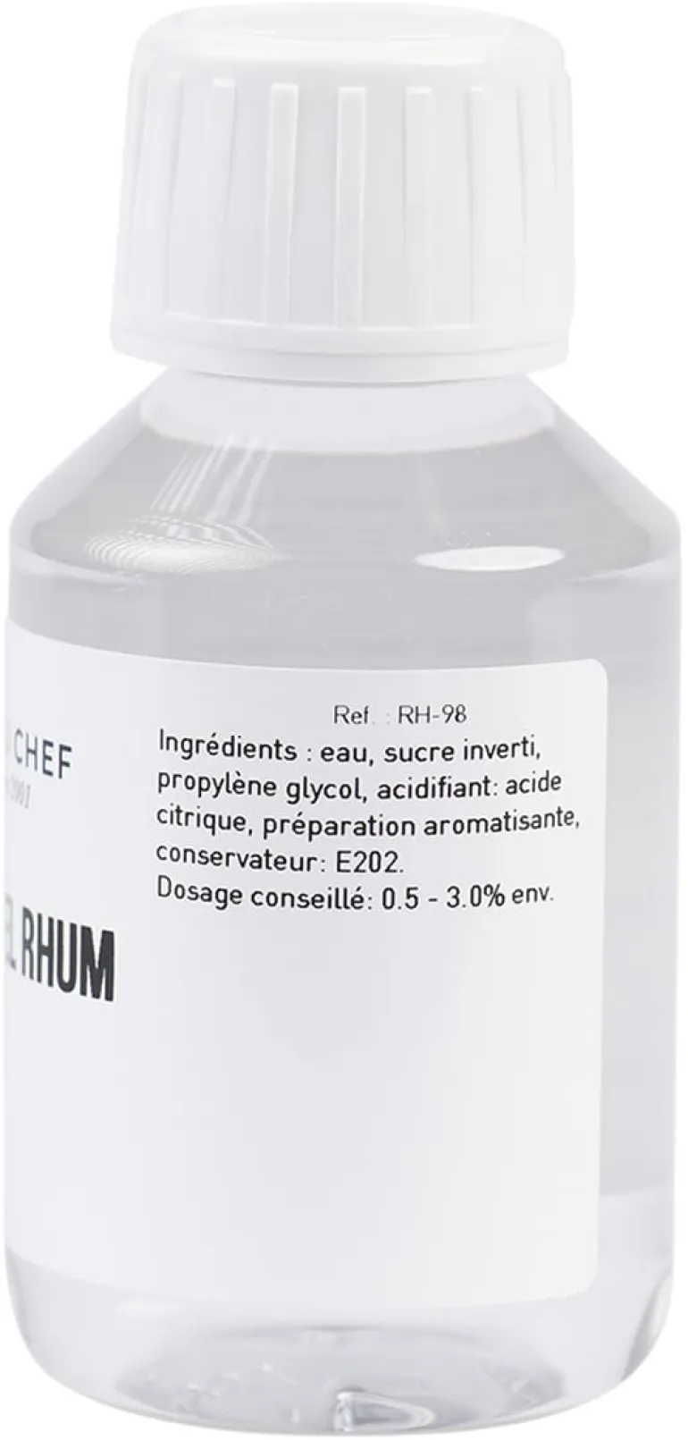 Arôme naturel rhum blanc hydrosoluble 58 ml Selectarôme