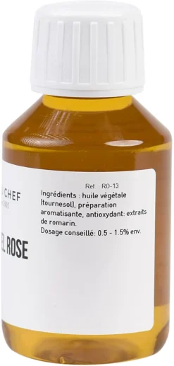 Arôme naturel rose liposoluble 1 litre Selectarôme