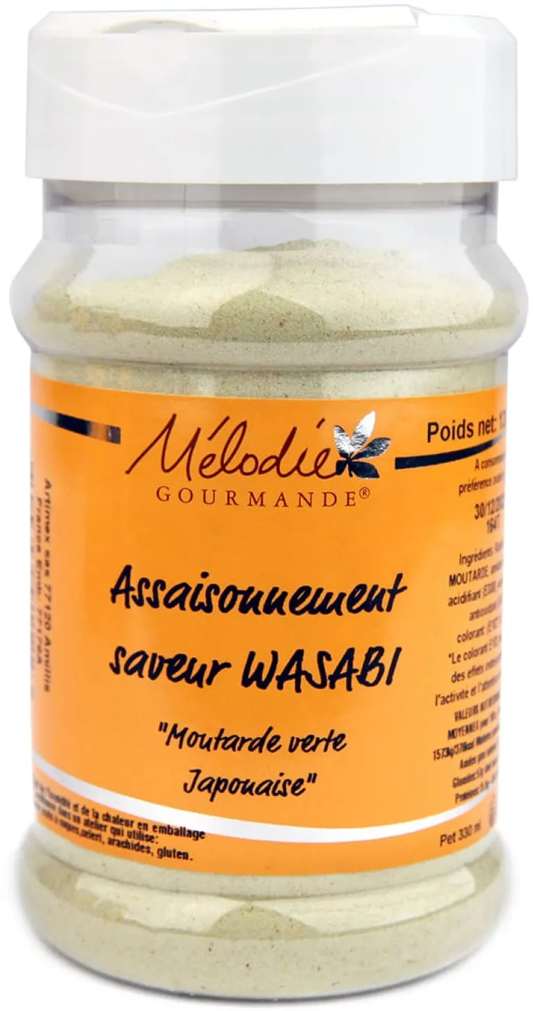 Assaisonnement saveur wasabi 130 g Mélodie Gourmande
