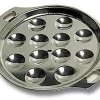 Assiette à escargots inox 12 empreintes Matfer