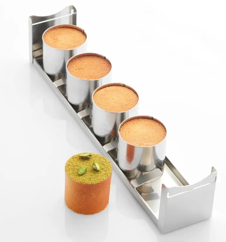 Attelage inox 5 mini cylindres Ø 6 x ht 6 cm Martellato