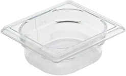 Bac gastronorme en copolyester cristal plus GN 1/6 Ht 10 cm Matfer
