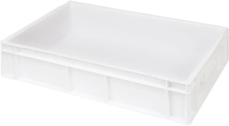 Bac gerbable plein blanc 60 x 40 cm Ht 12 cm