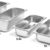 Bac à glace inox professionnel 6,5 L Hendi