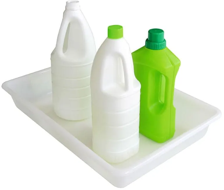 Bac plat blanc 10 litres 53 x 38 x ht 8 cm Gilac