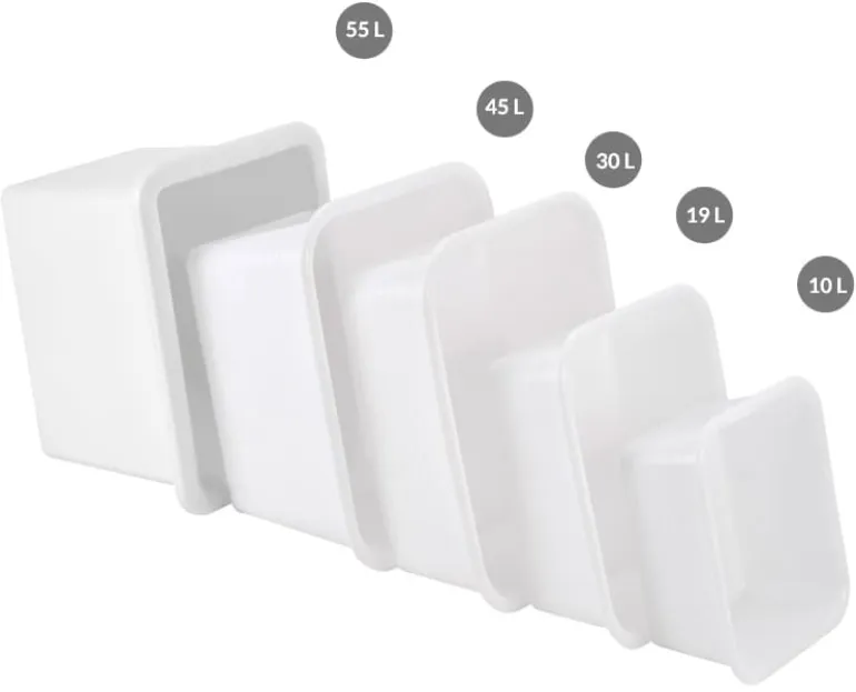 Bac renforcé emboitable 10 litres 36 x 31 x ht 16 cm Gilac