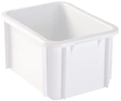 Bac stockage renforcé 15 L blanc Gilac