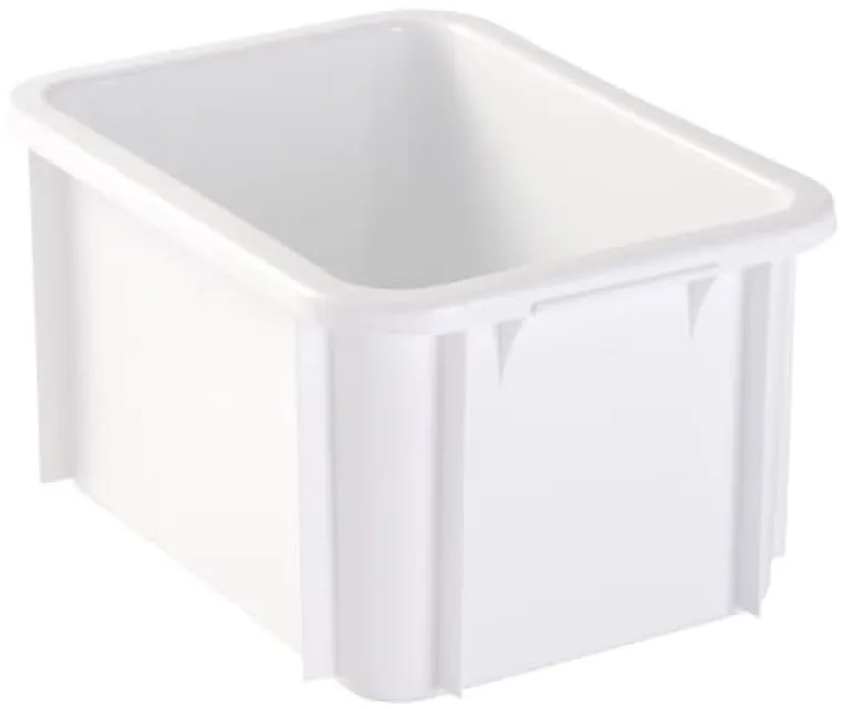 Bac stockage renforcé 15 L blanc Gilac
