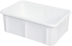 Bac stockage renforcé 35 L blanc Gilac