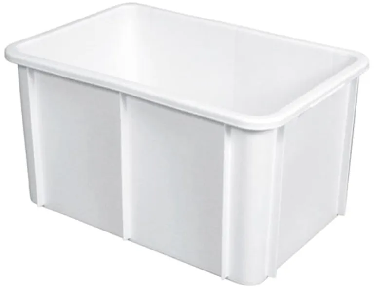 Bac stockage renforcé 55 L blanc Gilac