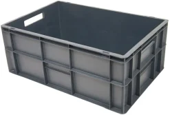 Bac à verre gerbable économique norme UE 60 x 40 x 24 cm