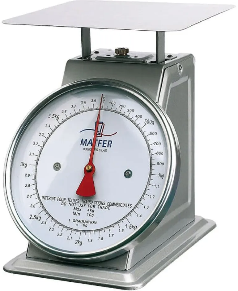 Balance mécanique Portée 10 kg précision 50 g Matfer