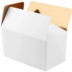 Ballotins blanc intérieur or pour chocolats 375 g (x 50)