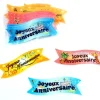 Banderolle azyme (x 24) Joyeux anniversaire