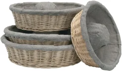 Banneton boulanger Couronne en osier entoilé Ø 30 cm Matfer