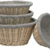 Banneton boulanger en osier entoilé Ø 24 cm Matfer