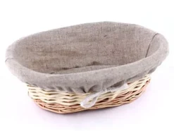 Banneton entoilé ovale 28 x 21 cm