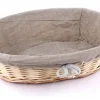 Banneton entoilé ovale 33 x 24 cm