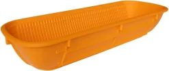 Banneton à fermentation plein orange 35 x 13 cm