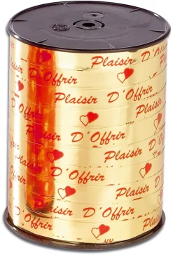 Bolduc or - Plaisir d'offrir 250 mètres