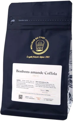 Bonbon amande café 250 g Coffola