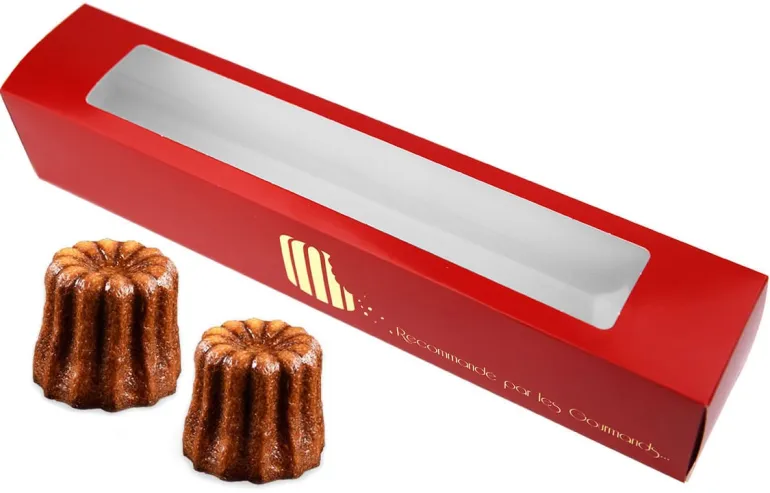 Boîte à cannelés Pour 6 cannelés Ø 5,5 cm 10 boîtes