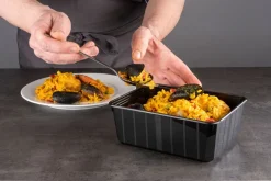Boîte de conservation CartyBox noire avec couvercle 75 cl (x 25) Carty
