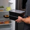Boîte de conservation CartyBox noire avec couvercle 115 cl (x 25) Carty