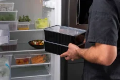 Boîte de conservation CartyBox noire avec couvercle 135 cl (x 25) Carty