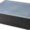 Boîte de conservation CartyBox noire avec couvercle 300 cl (x 10) Carty