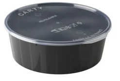 Boîte de conservation ronde CartyBox noire 75 cl (x 25) Carty